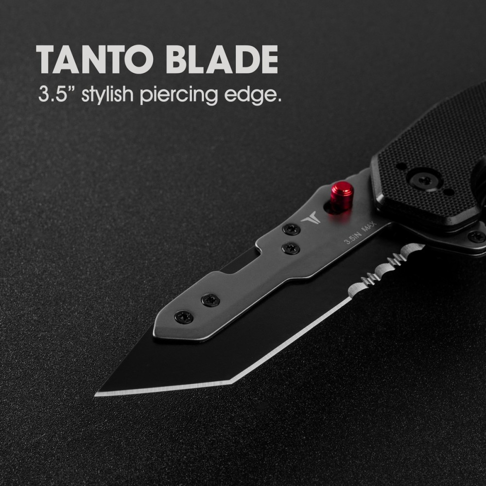 Nebo True Swift Edge 3.5″ Fast Flip Knife with Replaceable Blade - Ascmtools
