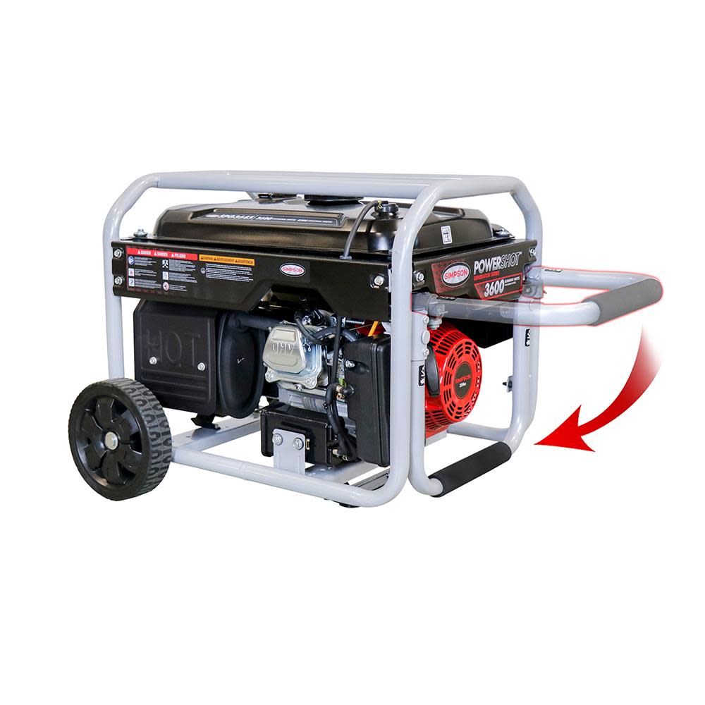 Simpson PowerShot Generator Portable 3600with 4500W - Ascmtools