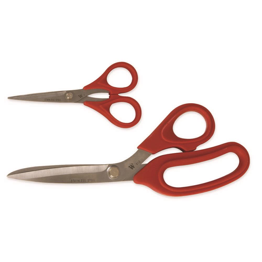 Crescent Wiss Scissor Set 2-Piece Home Craft Sew - Ascmtools