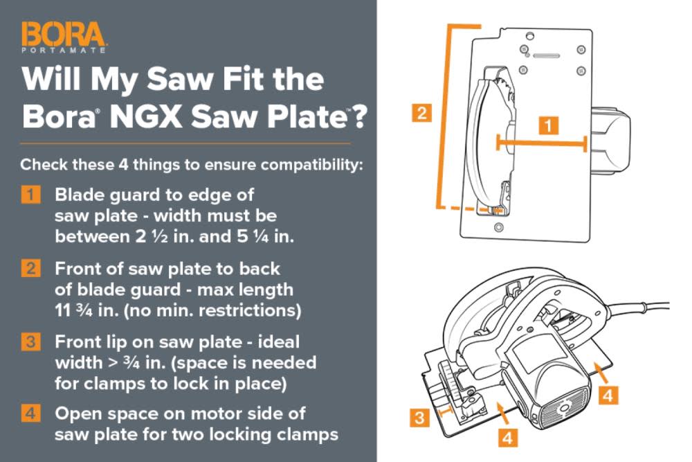 Bora Portamate 5 Piece WTX Premier Set - Ascmtools