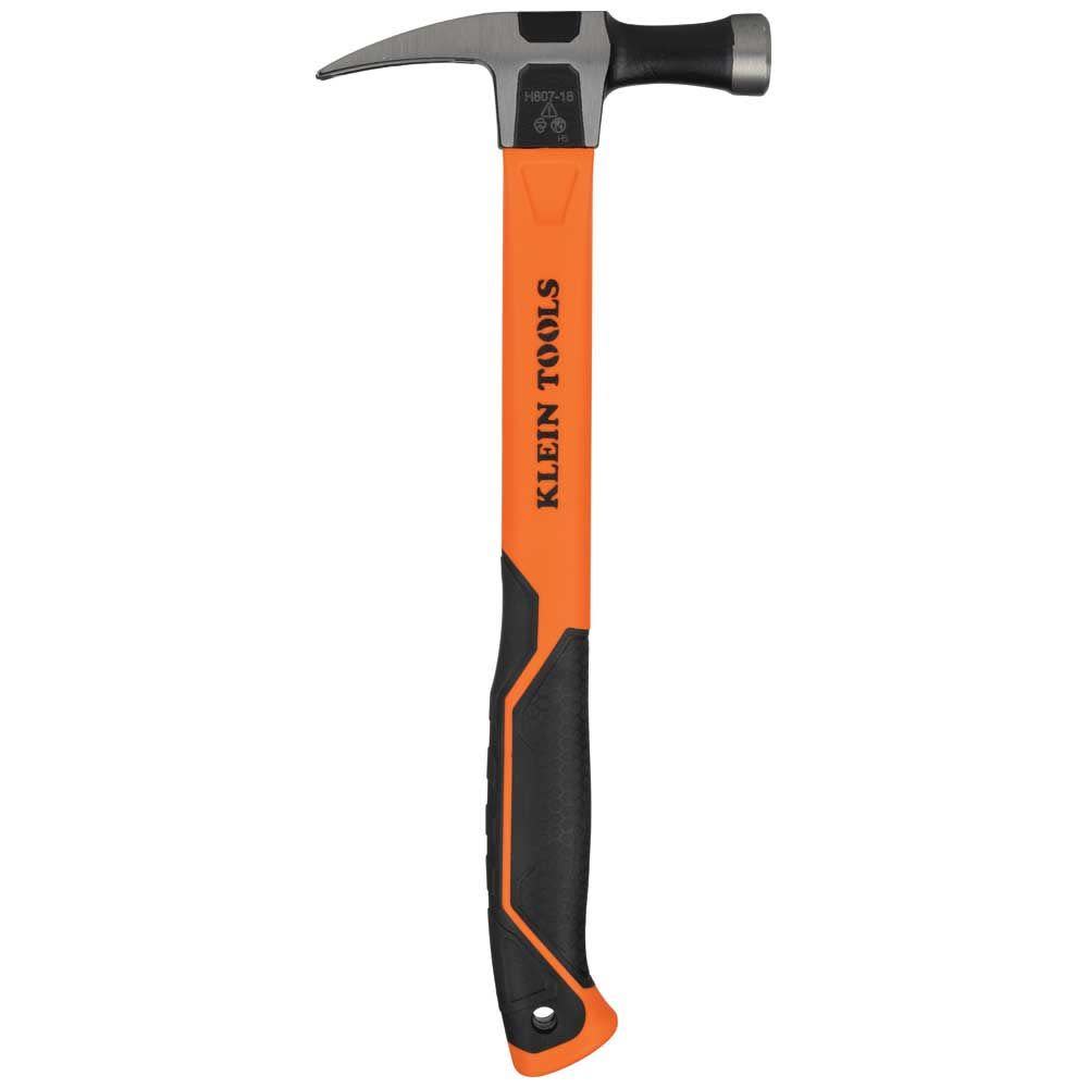 Klein Tools Electricians Hammer Straight Claw 18oz 15″ - Ascmtools