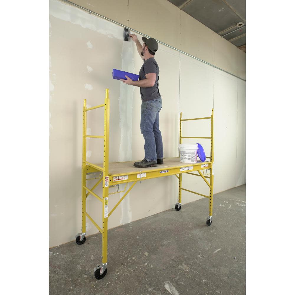 Werner 6 Ft. Steel Rolling Scaffold - Ascmtools