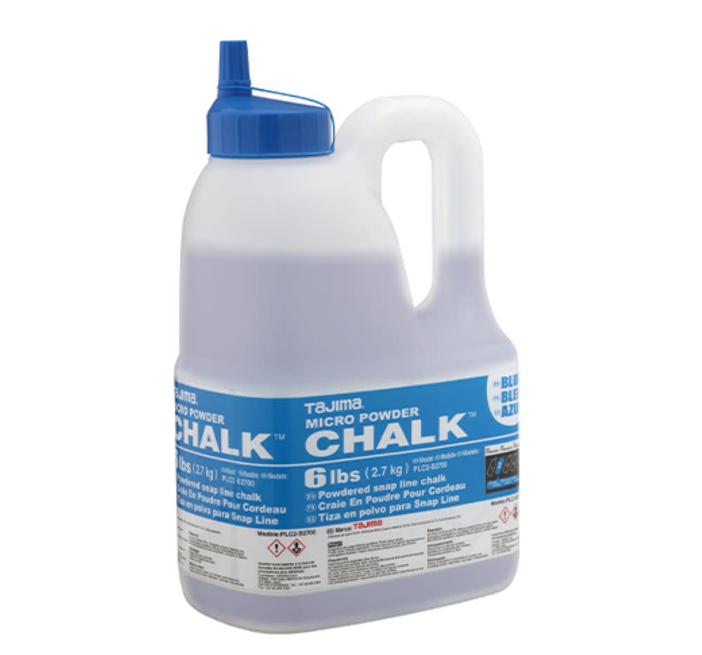 Tajima Micro Chalk Powdered Snap Line Chalk Blue 6 lbs - Ascmtools