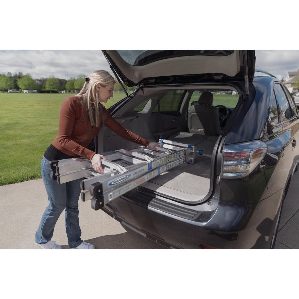 Werner 18 Ft. Reach Height Type IA Aluminum Multi-Position Ladder - Ascmtools