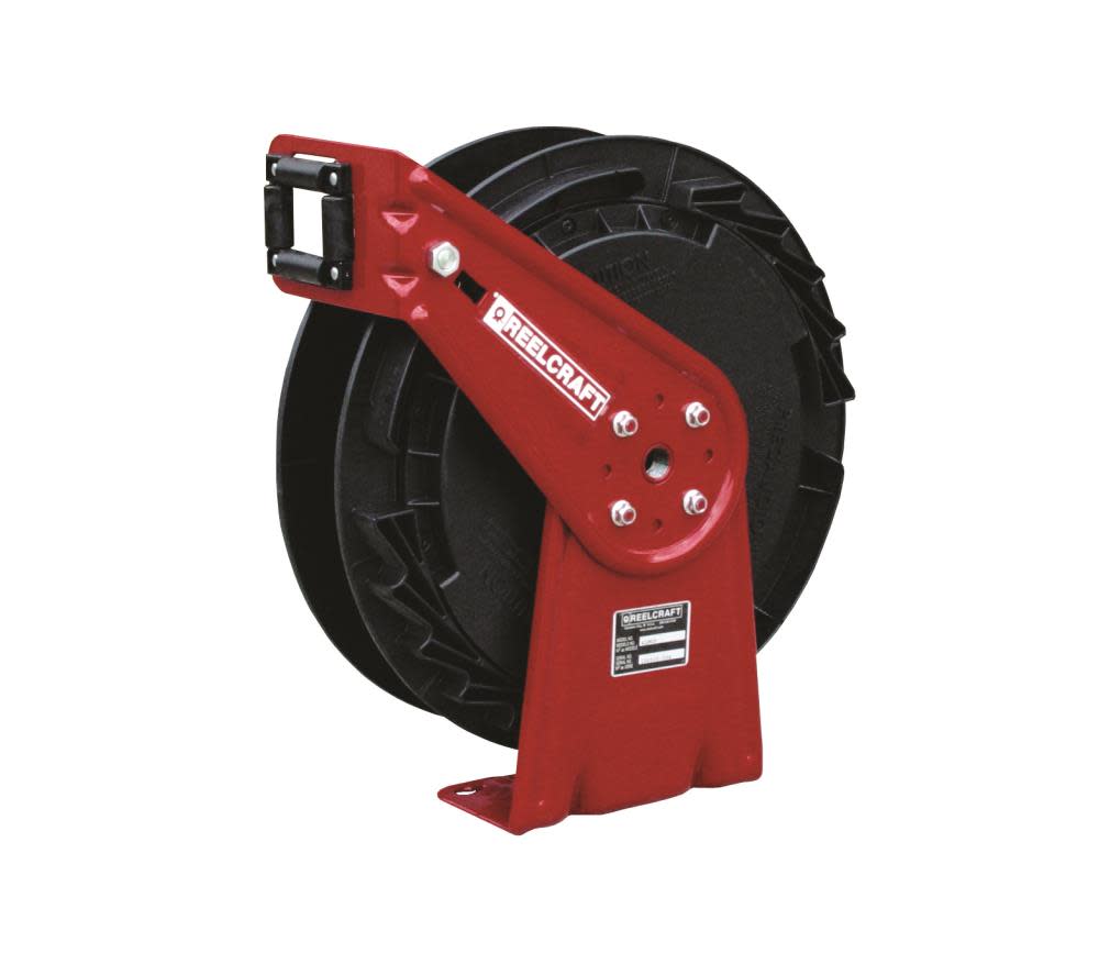 Reelcraft Spring Retractable Hose Reel – 3/8 In. x 50 Ft. 300 PSI Without Hose - Ascmtools