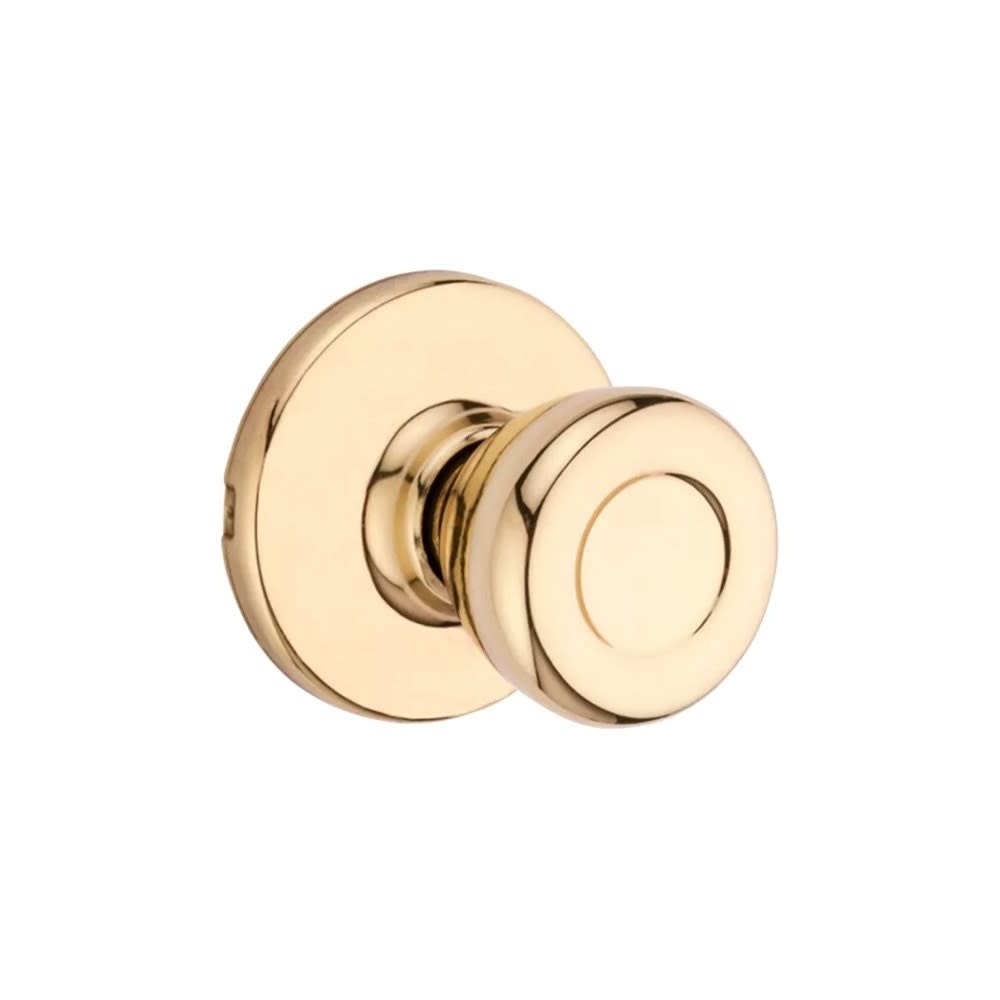 Kwikset Polished Brass Hall/Closet Tylo Passage Door Knob Set - Ascmtools