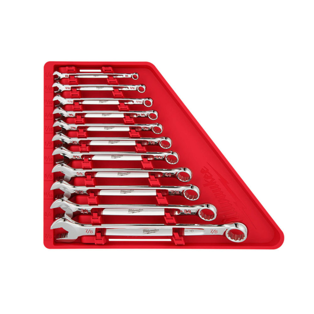 Milwaukee SAE Combination Wrench 11pc Set - Ascmtools