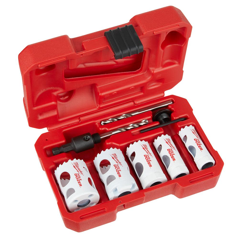 Milwaukee Plumber’s Compact Hole Dozer Bi-Metal Hole Saw Kit (8-Piece) - Ascmtools