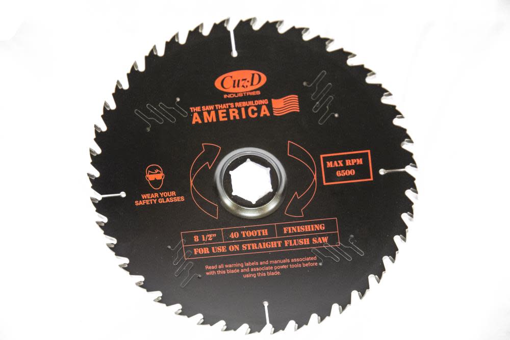 Cuz-D 40 Tooth Carbide Tipped Blade - Ascmtools