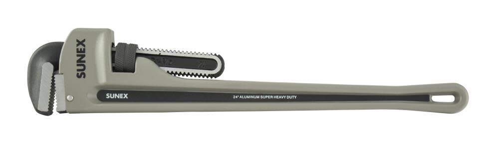 Sunex 24 In. Super Heavy Duty Pipe WrenchDuctile Cast Iron Handle - Ascmtools