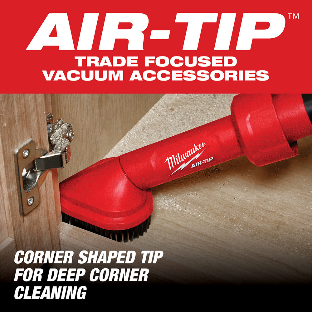 Milwaukee AIR-TIP Rotating Corner Brush Tool - Ascmtools