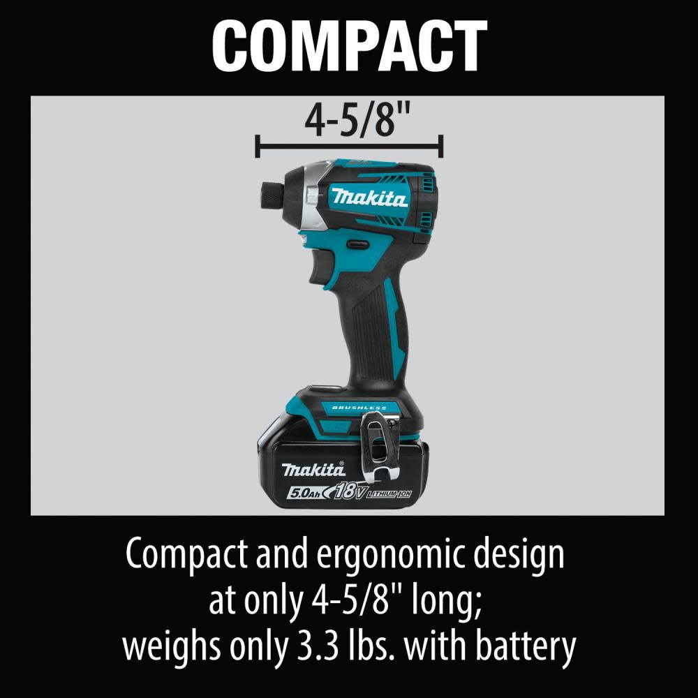 Makita 18V LXT Lithium Ion Brushless Cordless Combo Kit 4pc - Ascmtools