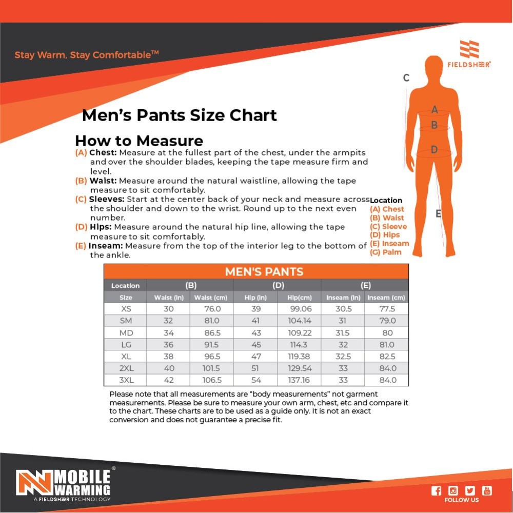 Mobile Warming 7.4V Morel Merino Heated Pant Mens Small - Ascmtools