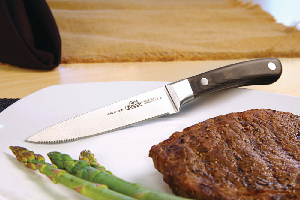 Napoleon PRO Steak Knife High-Carbon Stainless Steel Blade - Ascmtools