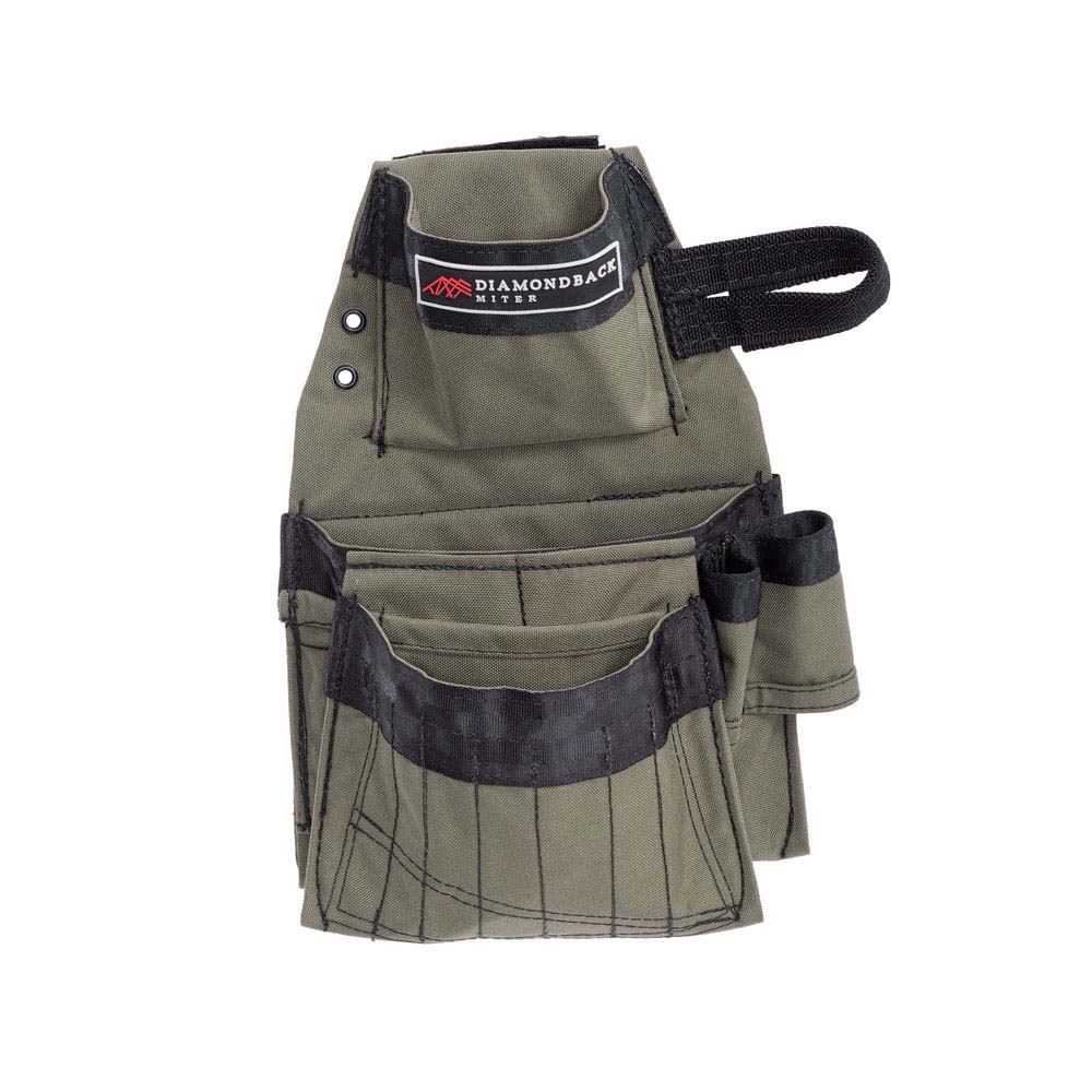 Diamondback Toolbelts Ranger Green Left Side Miter Tool Pouch - Ascmtools