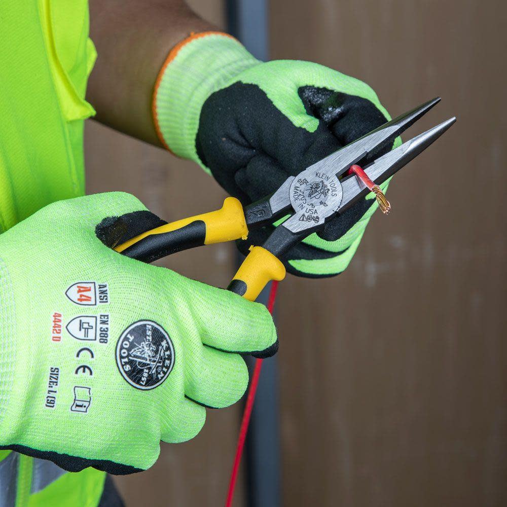 Klein Tools Long Nose Side Cut Pliers 8-9/16″ - Ascmtools