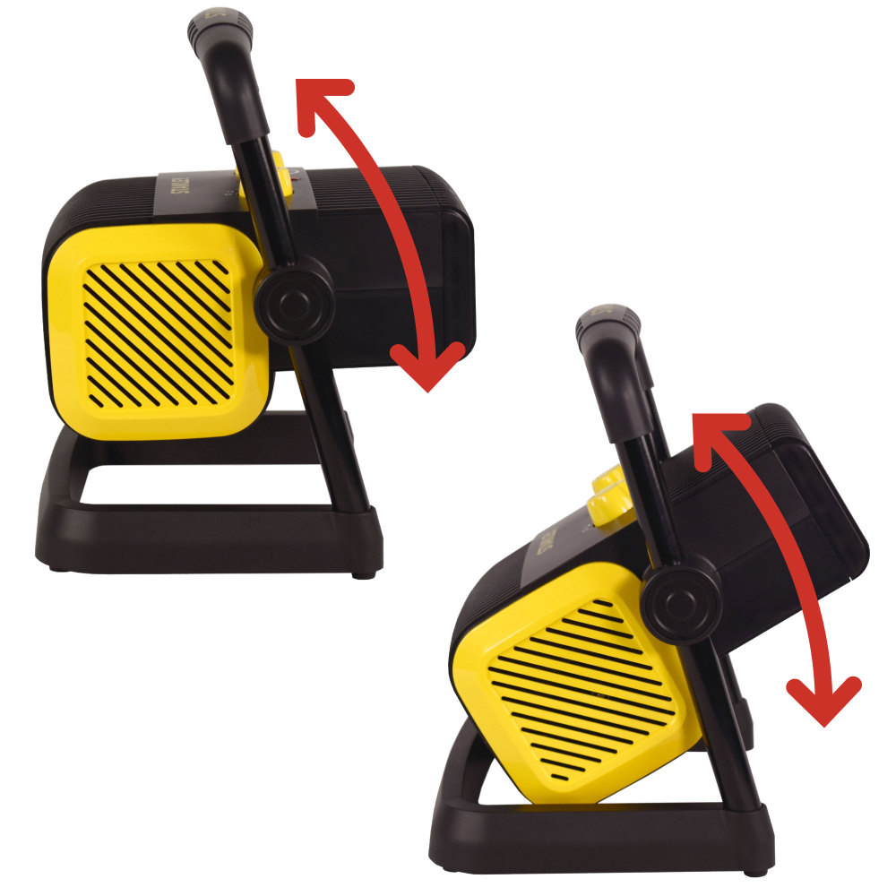 Stanley 1500W Forced Air Electric Adjustable Heater - Ascmtools