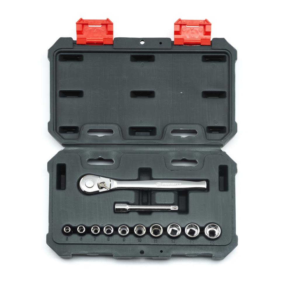 Crescent 12 pc 1/4 Drive 6 Point Metric Mechanics Tool Set - Ascmtools