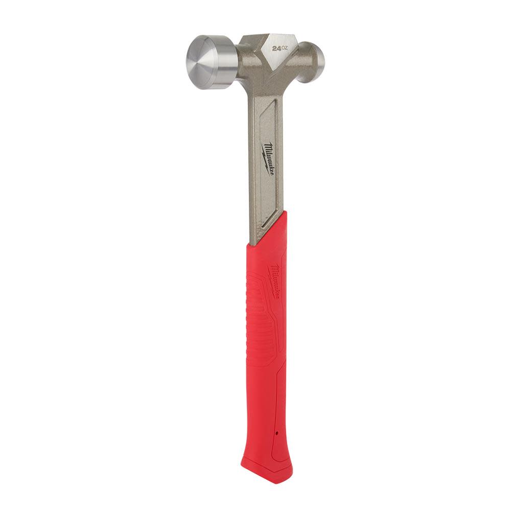 Milwaukee 24oz Steel Ball Peen Hammer - Ascmtools