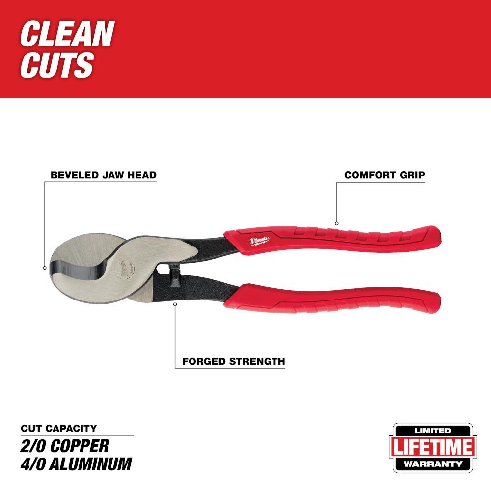 Milwaukee Cable Cutting Pliers - Ascmtools