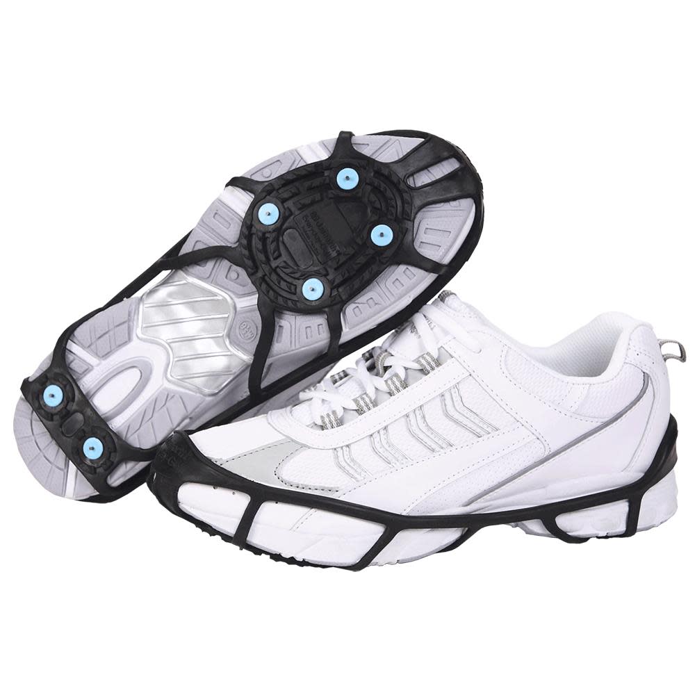 Due North Everyday G-3 Winter Over Shoe Slip Resistant Traction Footwear with Grip Carbide Spikes Open/Close Split Tread Textured Lining S/M - Ascmtools