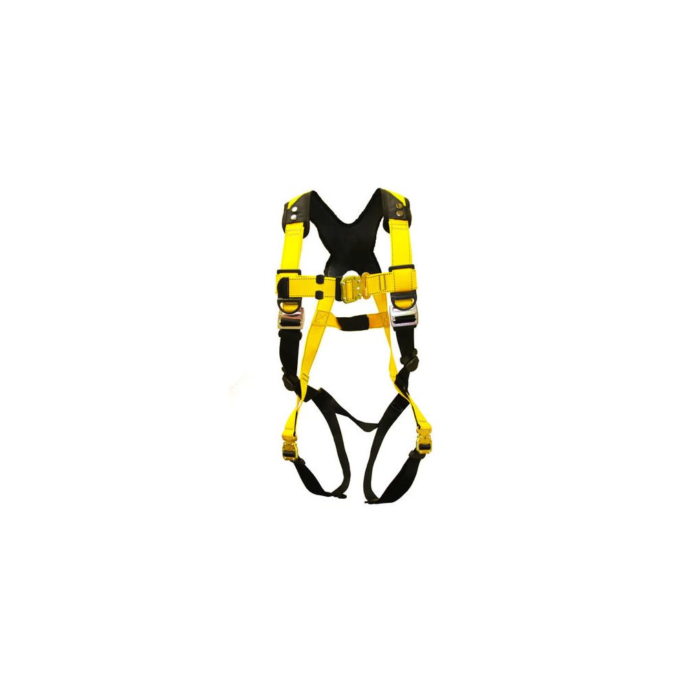 Guardian Fall Protection Series 3 Full-Body Harness with QC Chest/Legs Buckle XL-XXL - Ascmtools