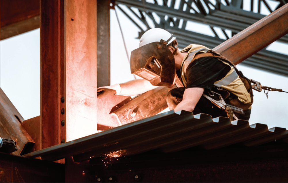 Falltech 9 ft. DuraTech Personal Leading Edge Cable SRL Twin Leg with Steel Rebar Hooks - Ascmtools