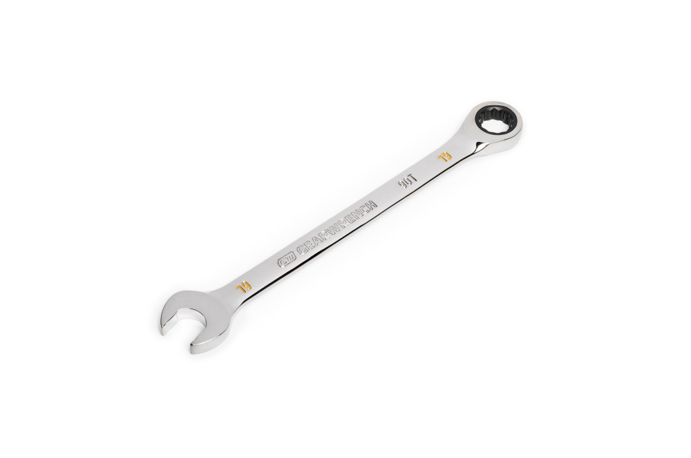 GEARWRENCH 19mm 90T 12 Point Ratcheting Combination Wrench - Ascmtools