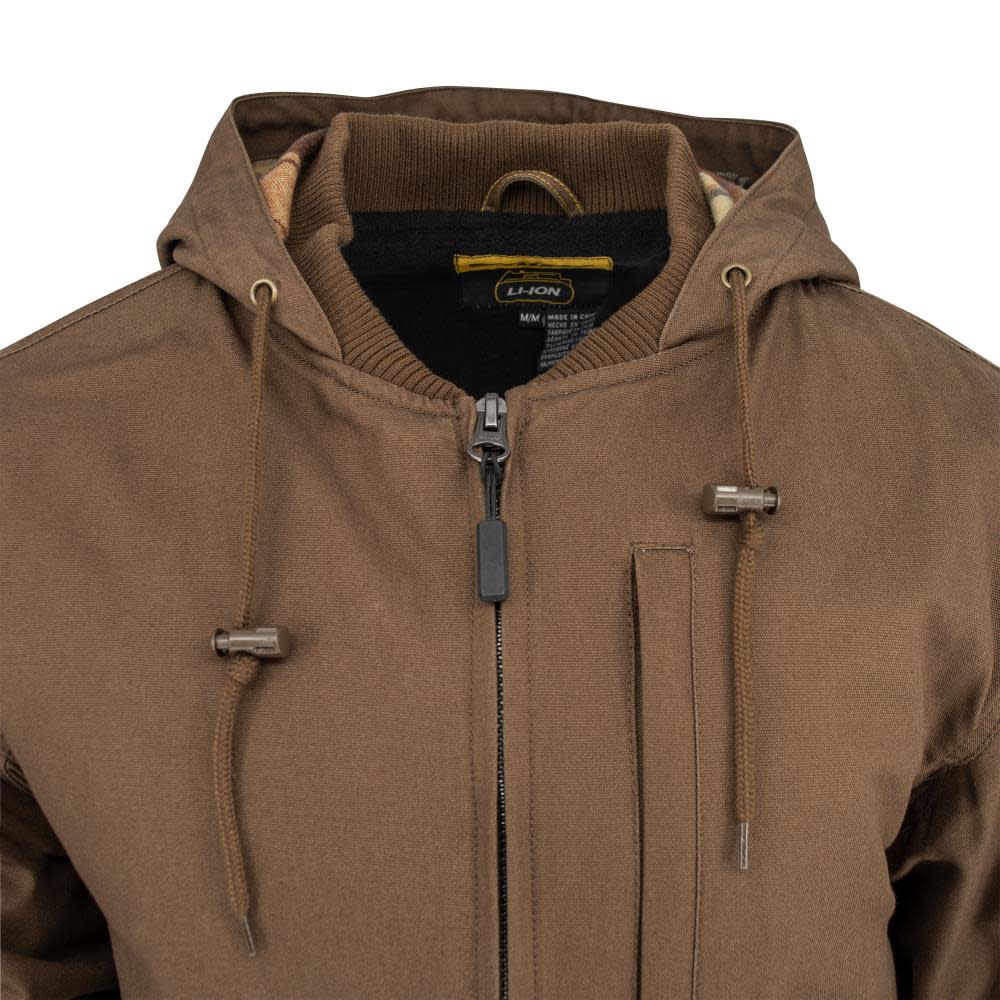 DEWALT Heavy Duty Heated Kit Tobacco Work Jacket Large - Ascmtools