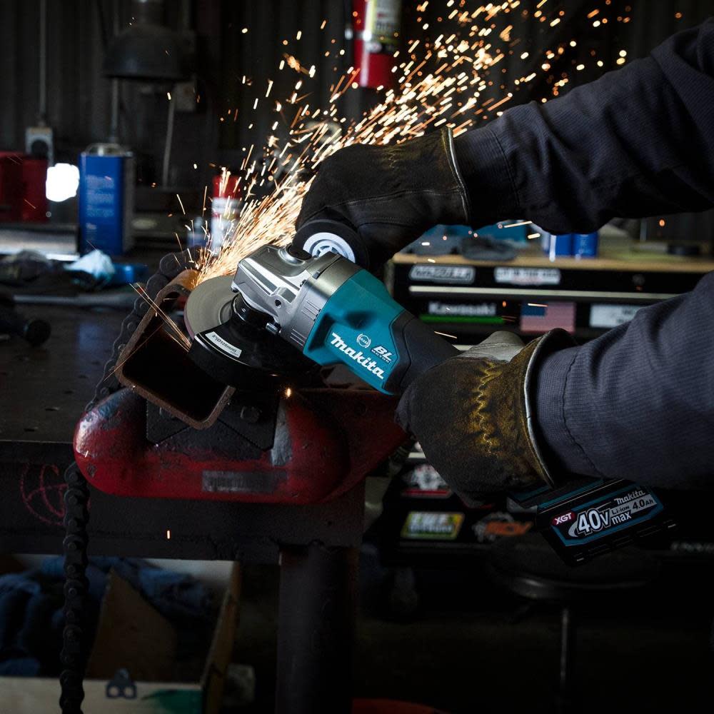 Makita XGT 40V max Paddle Switch Angle Grinder Kit 4 1/2 / 5″ - Ascmtools