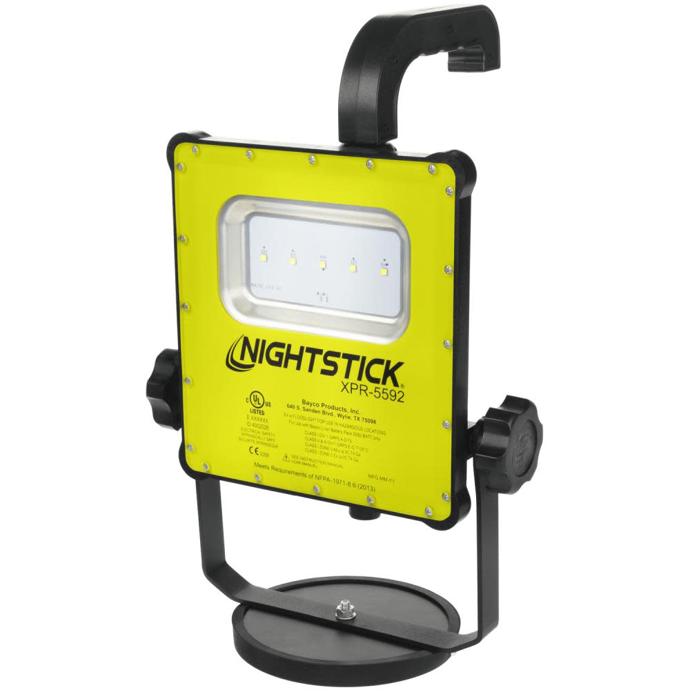 Nightstick Rechargeable Intrinsically Safe Area Light with Magnetic Base - Ascmtools