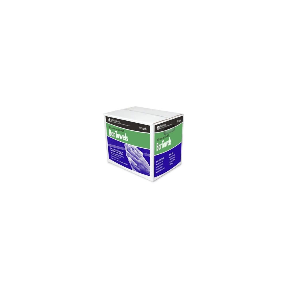 Buffalo Industries 16 x 19″ Fully Hemmed Grade B Bar Towel 10 Lb Box - Ascmtools