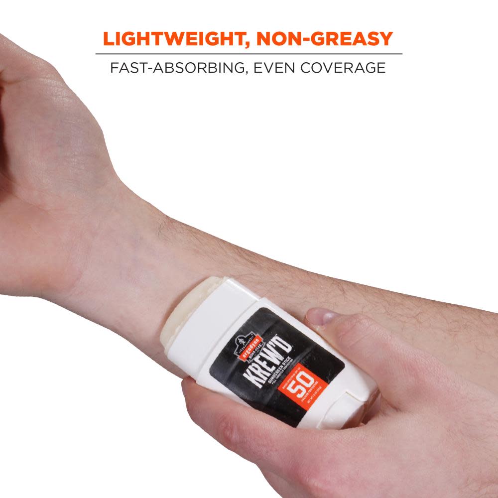 Ergodyne SPF 50 Sunscreen Stick 1.5oz 12pk - Ascmtools