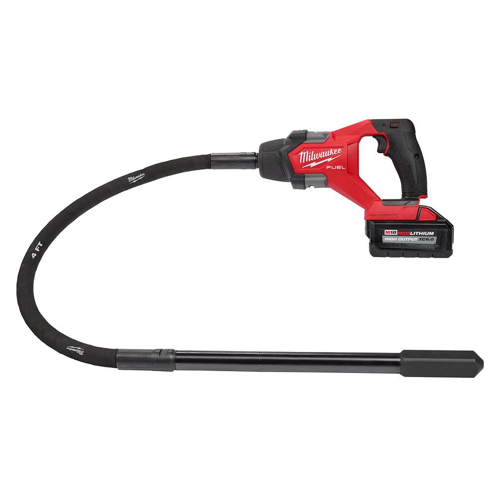 Milwaukee M18 FUEL 4′ Concrete Pencil Vibrator Kit - Ascmtools