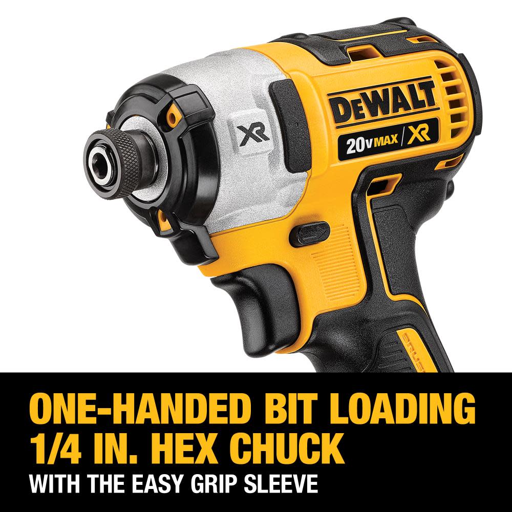 DEWALT 20V MAX XR 1/4″ Impact Driver with 20V XR 5Ah Battery Bundle - Ascmtools