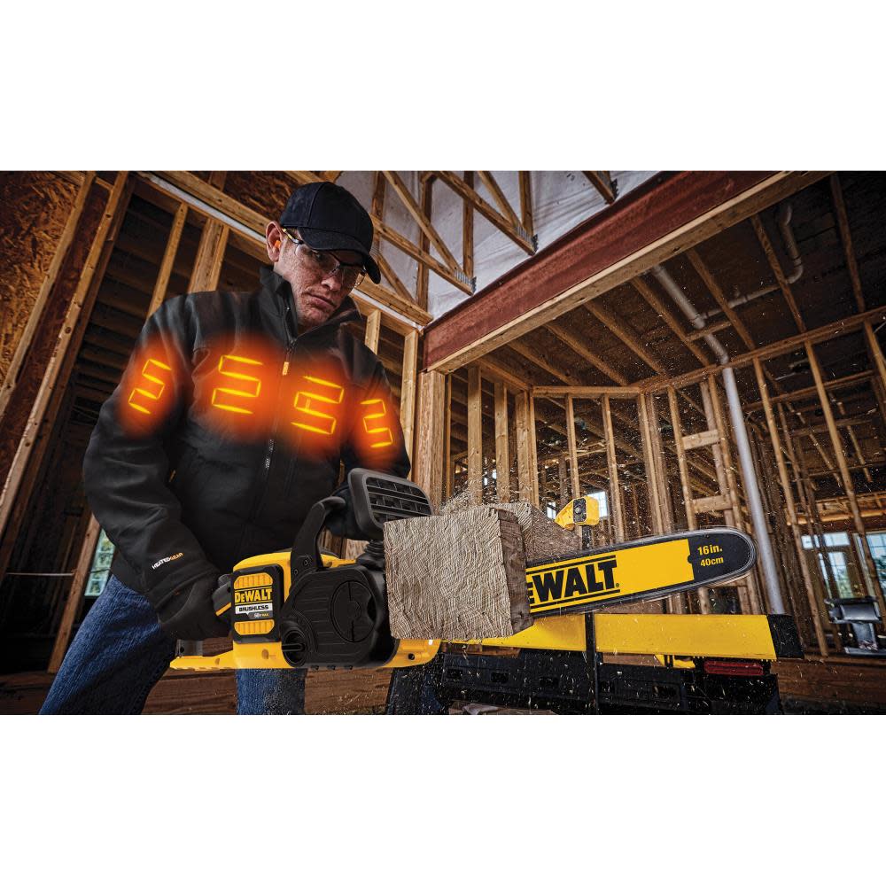DEWALT Heated Kit Black Soft Shell Work Jacket Large - Ascmtools