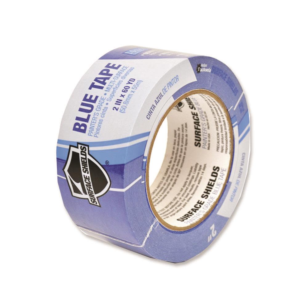 Surface Shield Painters Grade Blue Tape Roll 2In x 180Ft - Ascmtools