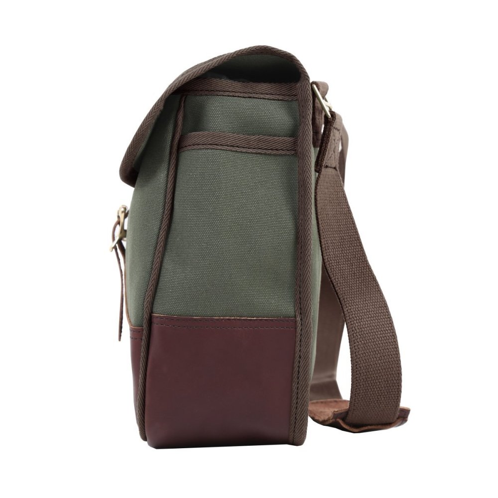 Duluth Pack 11 Liter Capacity Olive Drab Conceal & Carry Field Satchel - Ascmtools