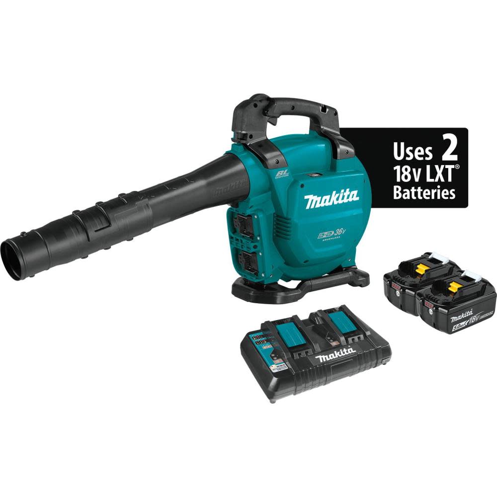 Makita 18V X2 (36V) LXT Lithium-Ion Brushless Cordless Blower Kit (5.0Ah) - Ascmtools