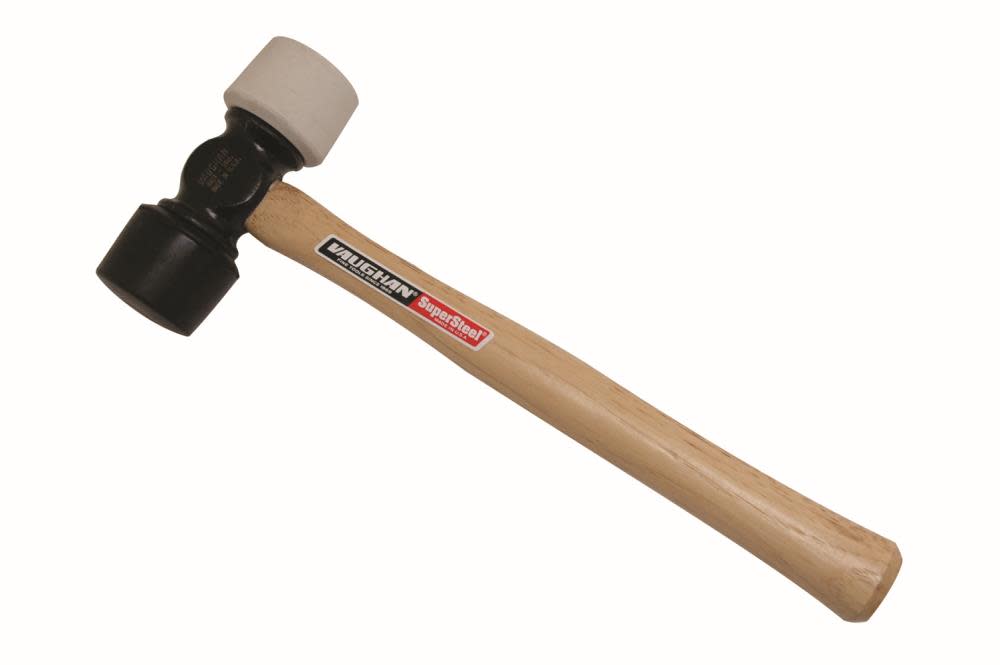 Vaughan 24 oz Rubber Mallet with Replaceable Faces - Ascmtools