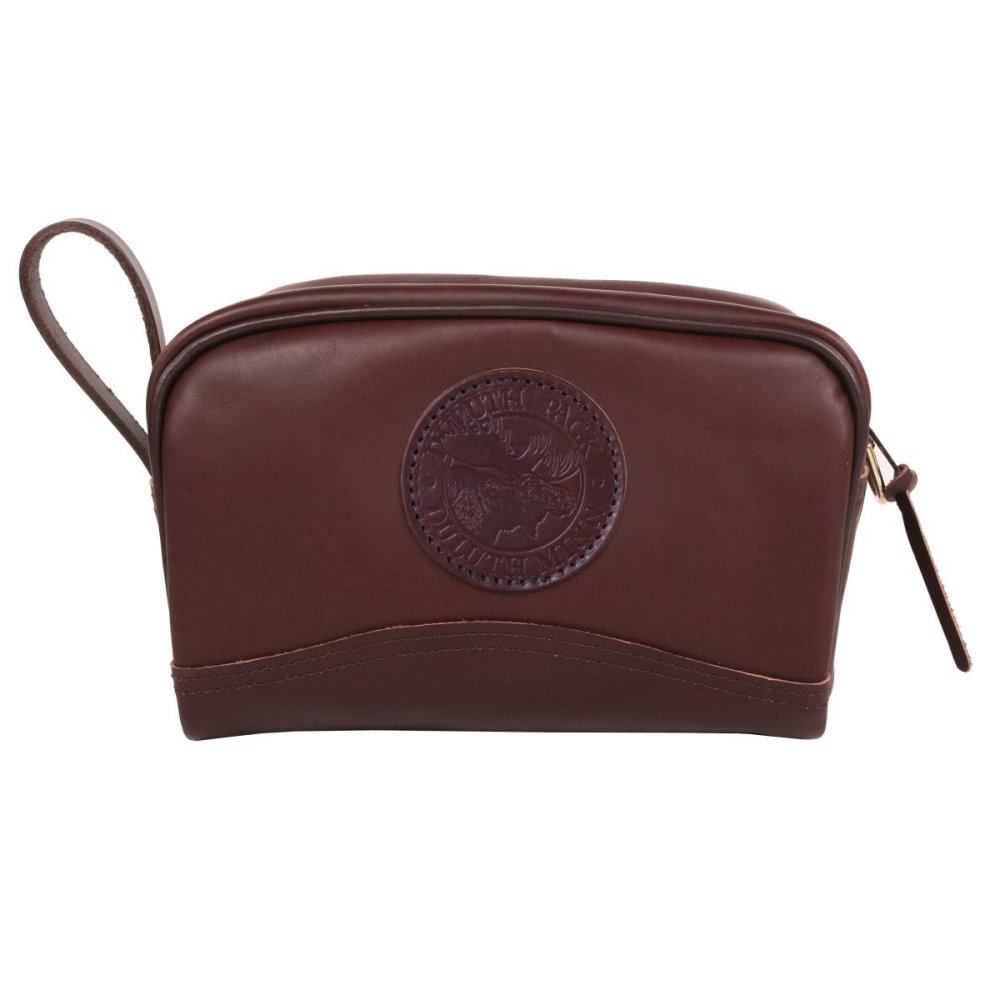 Duluth Pack Brown Smooth Leather Sportsman’s Kit Bag - Ascmtools