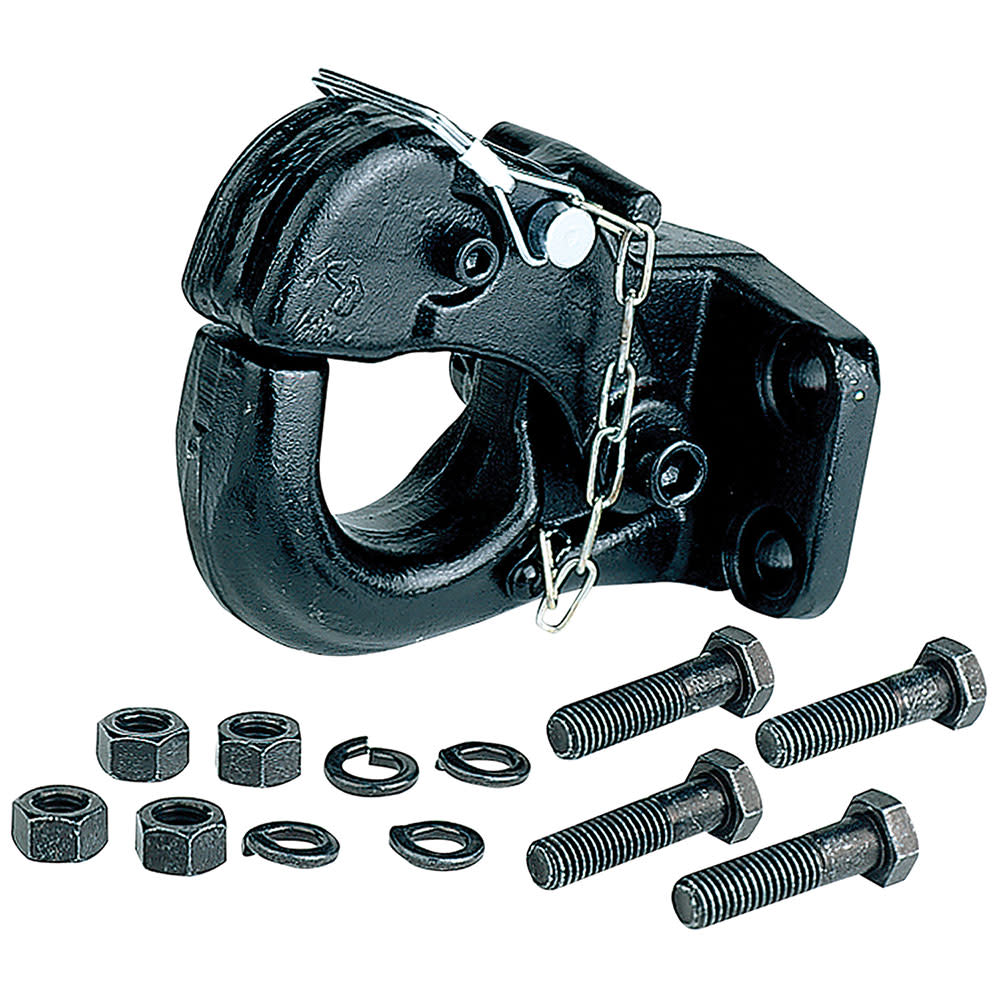 Reese 10 Ton 30000 lbs Steel Heavy Duty Bolt On Pintle Hook - Ascmtools