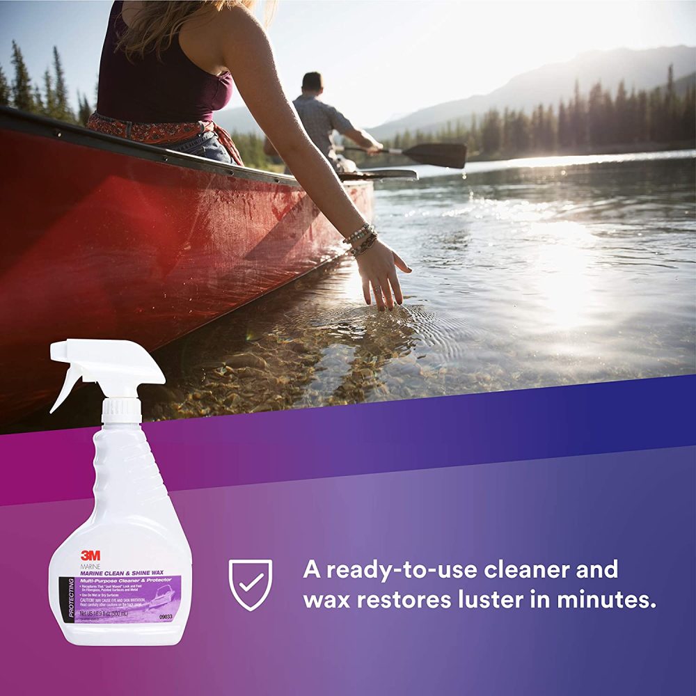 3M 16.9oz Liquid Marine Clean & Shine Wax - Ascmtools