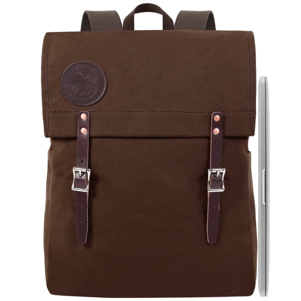 Duluth Pack 20 Liter Capacity Brown Laptop Scoutmaster Pack - Ascmtools