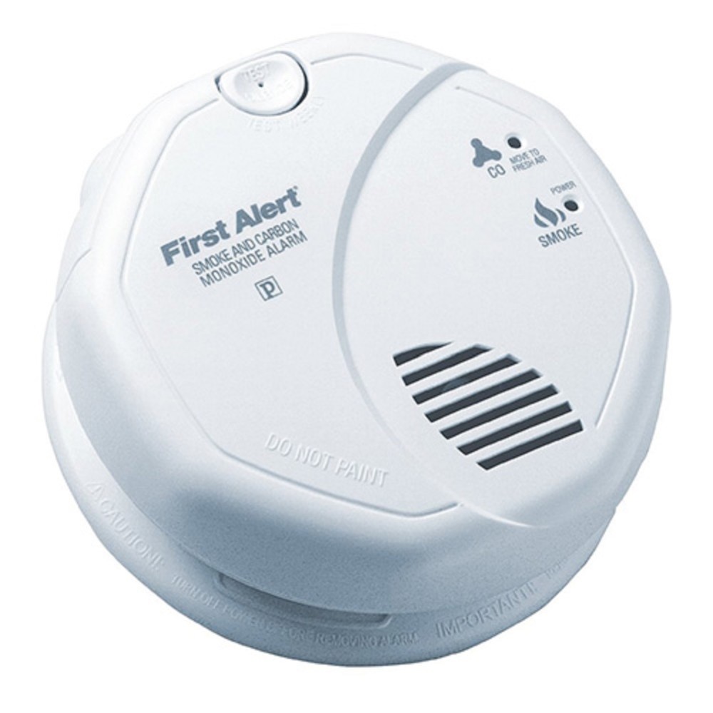 First Alert Hardwired Photoelectric Smoke and Carbon Monoxide Alarm with Battery Backup - Ascmtools