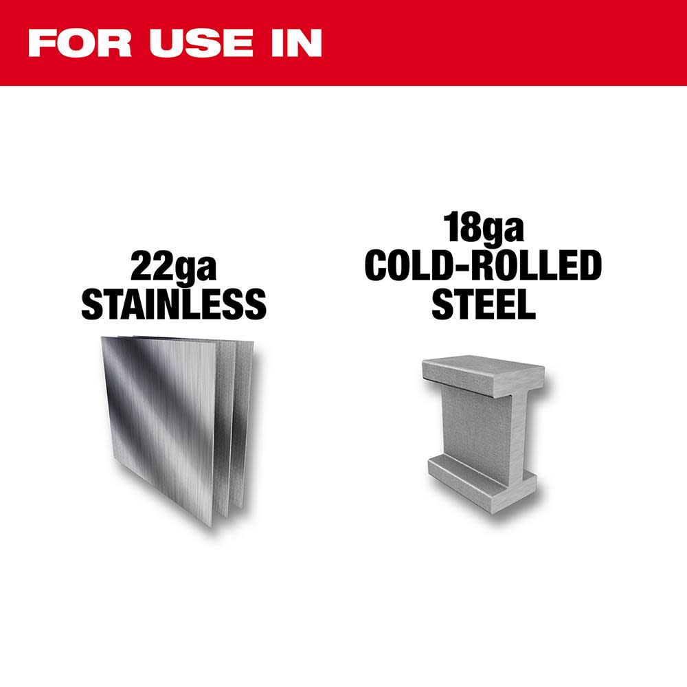 Milwaukee Left Cutting Aviation Snips - Ascmtools