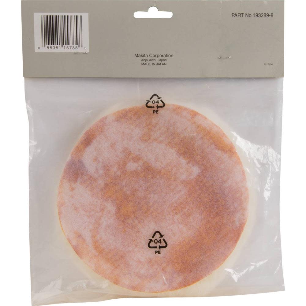 Makita 6″ Round Hook and Loop Wool Polishing Pad - Ascmtools