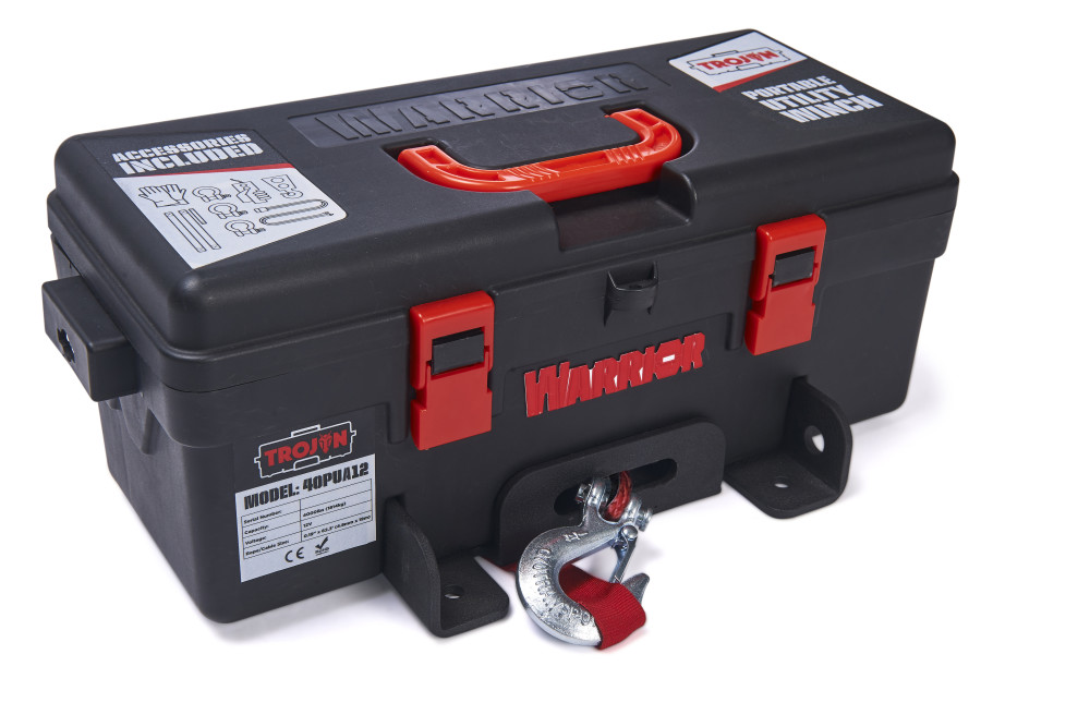 DK2 Trojan Utility Winch with Synthetic Rope - Ascmtools