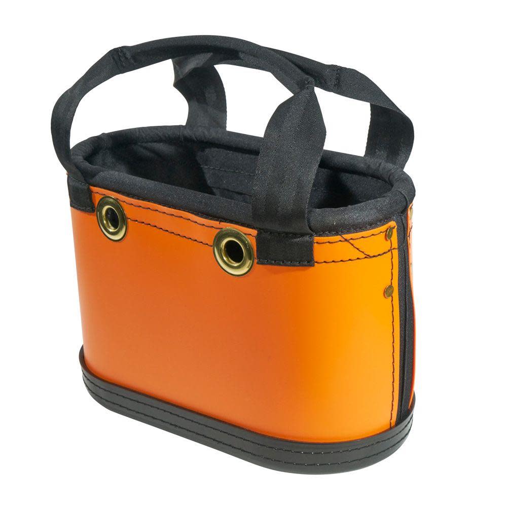 Klein Tools Hard Body Oval Bucket Orange/Black - Ascmtools