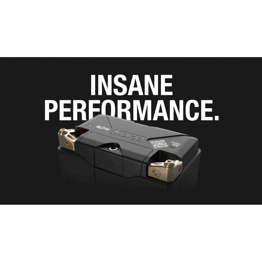 Noco 12V 500A 4Ah Lithium Powersport Battery - Ascmtools
